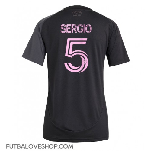 Dres Inter Miami Sergio Busquets #5 Preč pre Ženy 2025-26 Krátky Rukáv Dres Inter Miami Sergio Busquets #5 Preč pre Ženy 2025-26 Krátky Rukáv